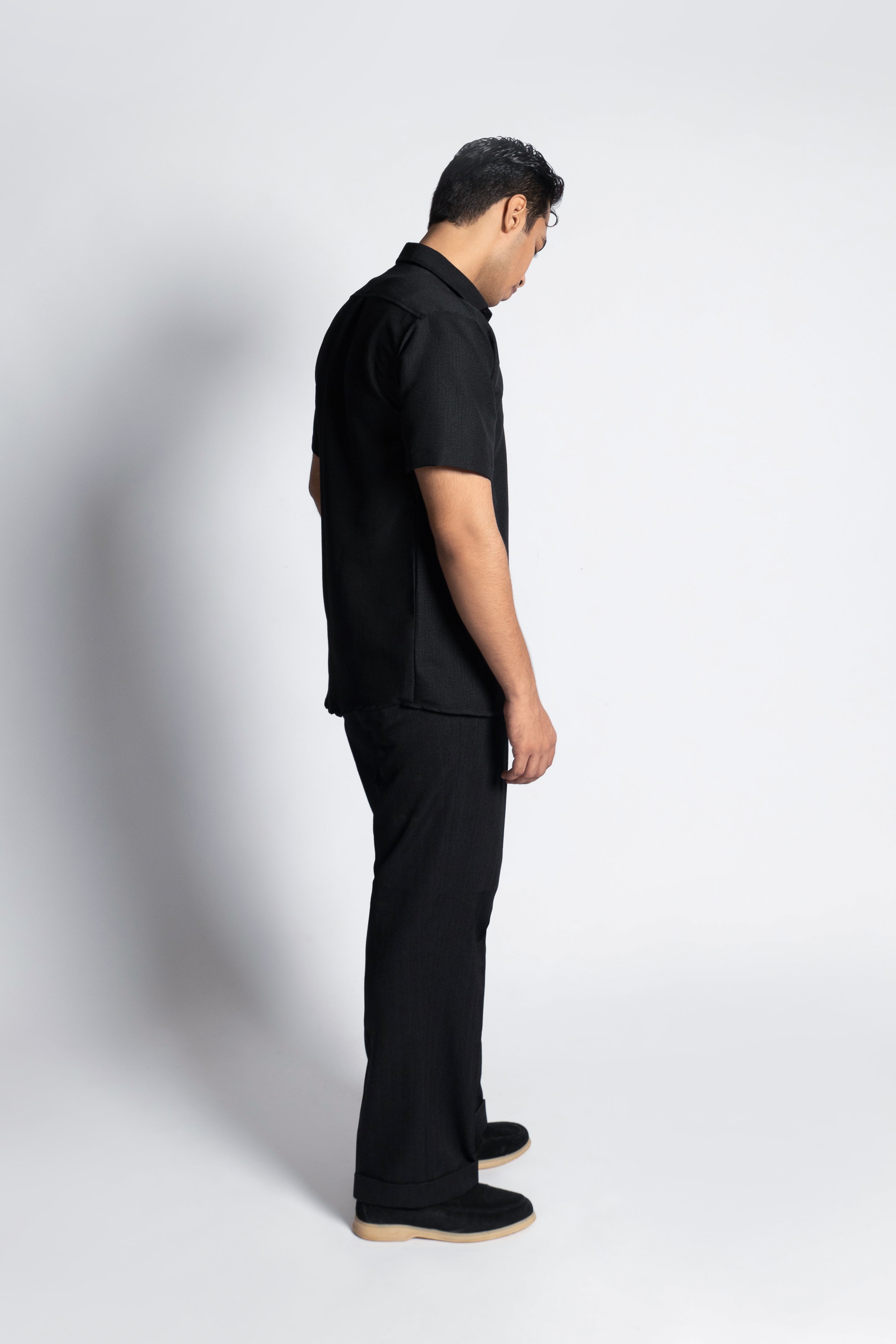 Regulus - Deep Black Relaxed Fit Shirt