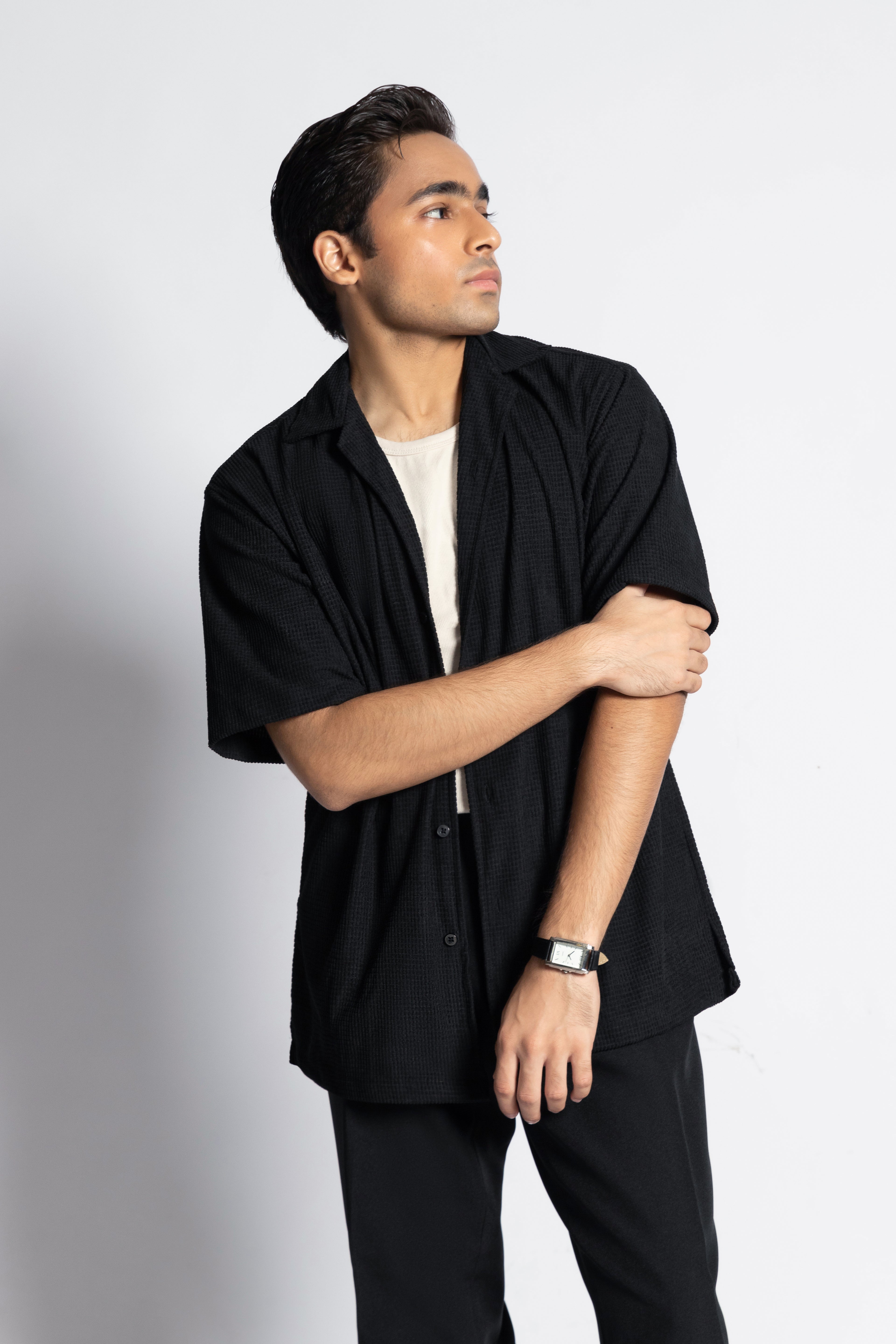 Arcturus – Textured Cuban Short Sleeve