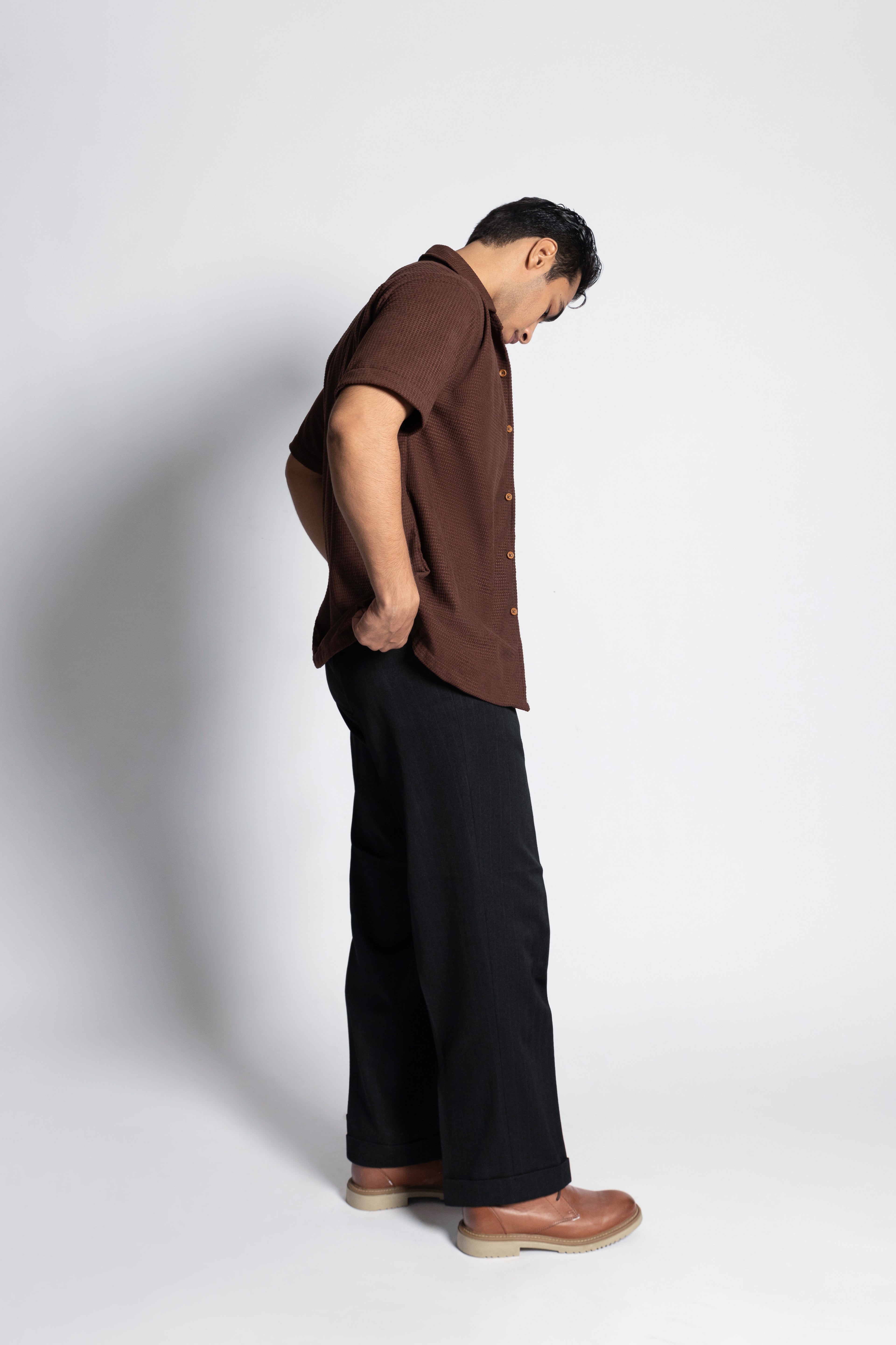 Arcturus –Textured Cuban Short Sleeve