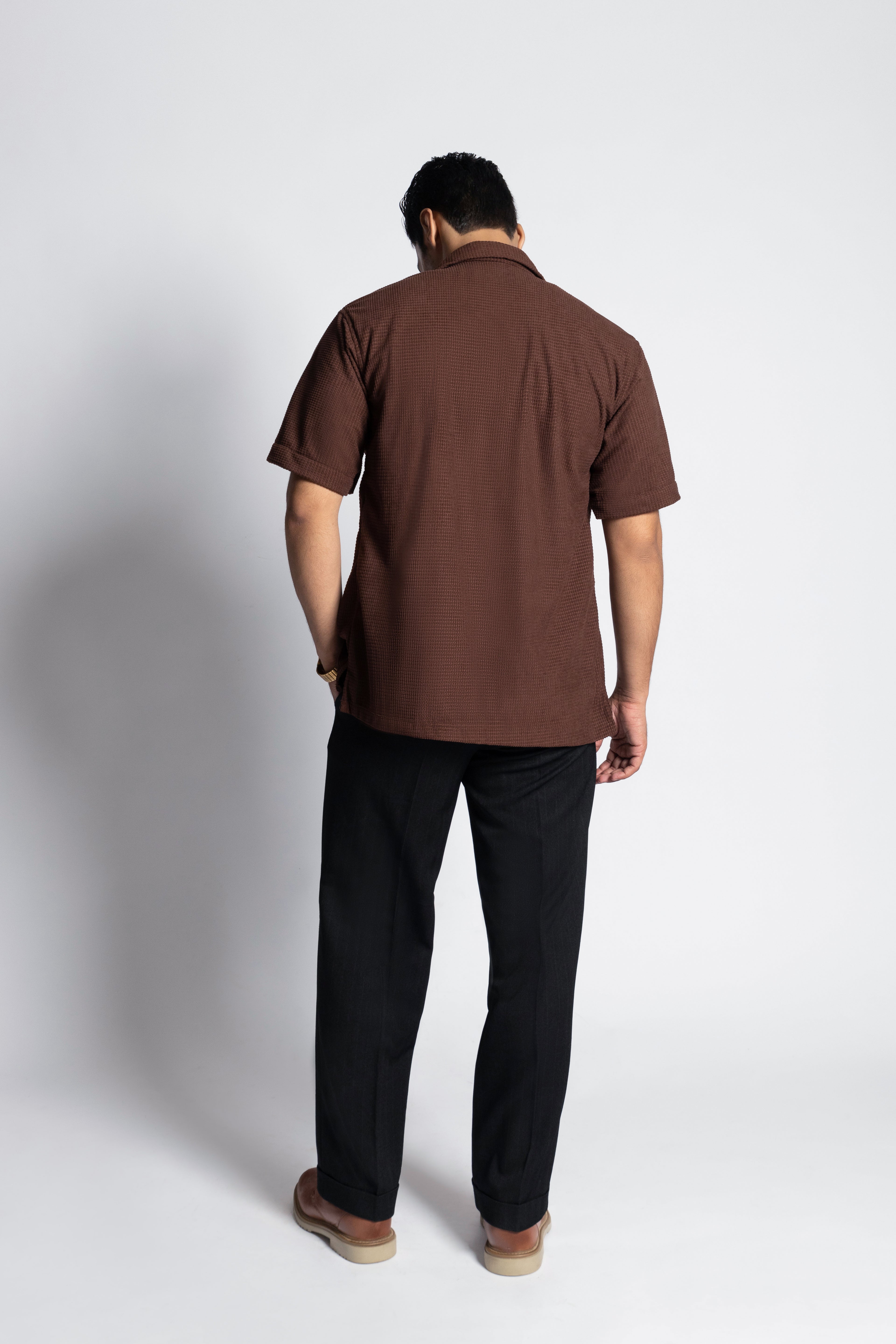 Arcturus –Textured Cuban Short Sleeve