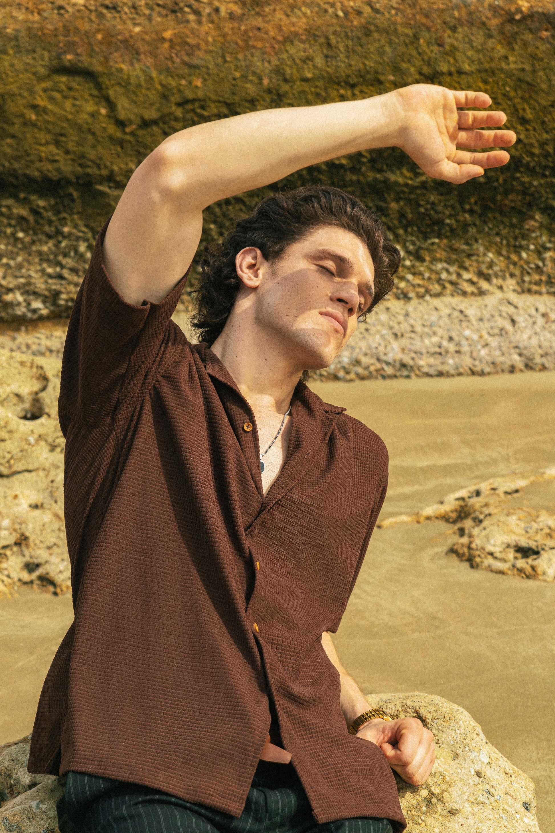 Arcturus –Textured Cuban Short Sleeve